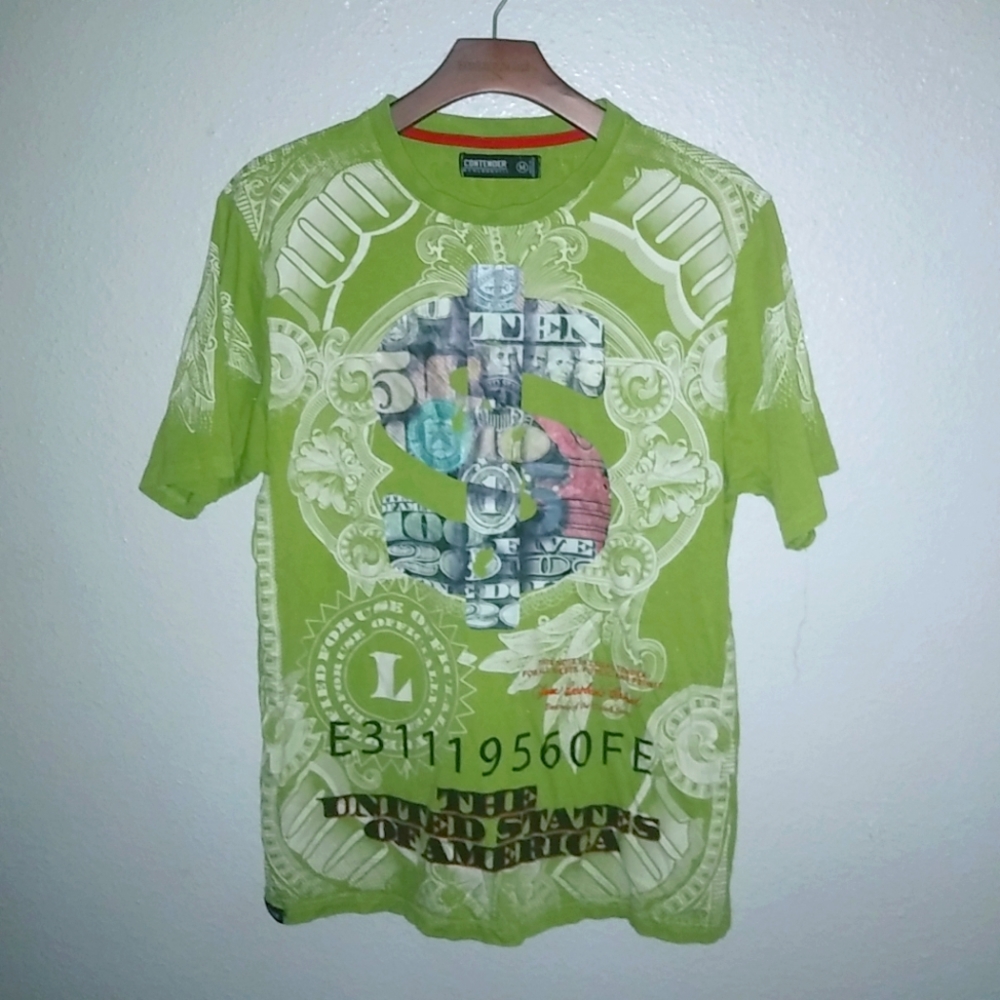 Contender M Mens Money Graphic T-Shirt